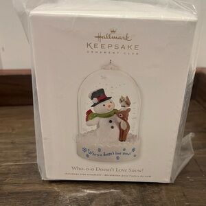 Hallmark Keepsake Ornament Club “Who-o-o Doesn’t Love Snow” Ornament 2012